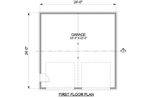 garage plan G1002