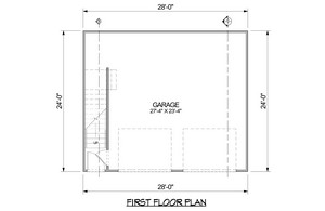 garage plan G1005