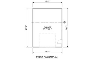 garage plan G1006