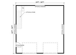 garage plan L1005