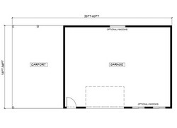 garage plan L1022