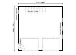 garage plan L1029