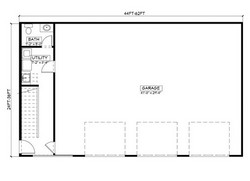 garage plan L1032