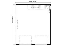 garage plan L1035