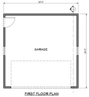 garage plan K1001