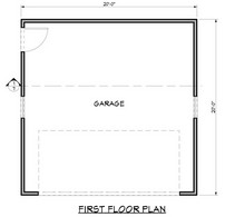 garage plan K1011