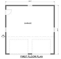 garage plan K1016