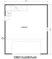 garage plan K1025