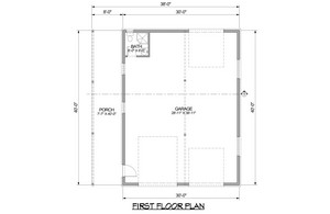 garage plan G1004