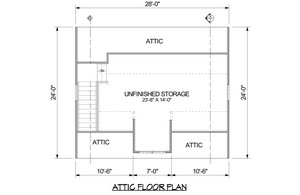 garage plan G1005