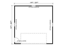 garage plan L1001