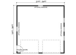 garage plan L1014