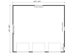 garage plan L1018