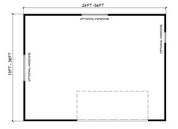 garage plan L1038