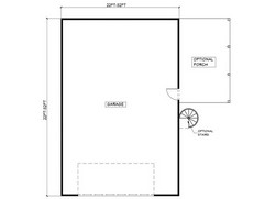 garage plan L1041