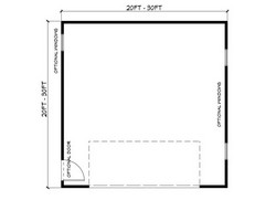 garage plan L1046