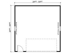 garage plan L1047