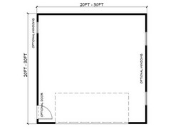 garage plan L1049