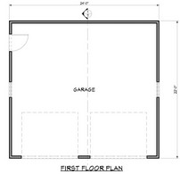 garage plan K1005