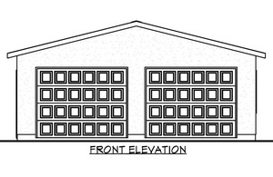 garage plan K1015