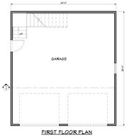 garage plan K1017